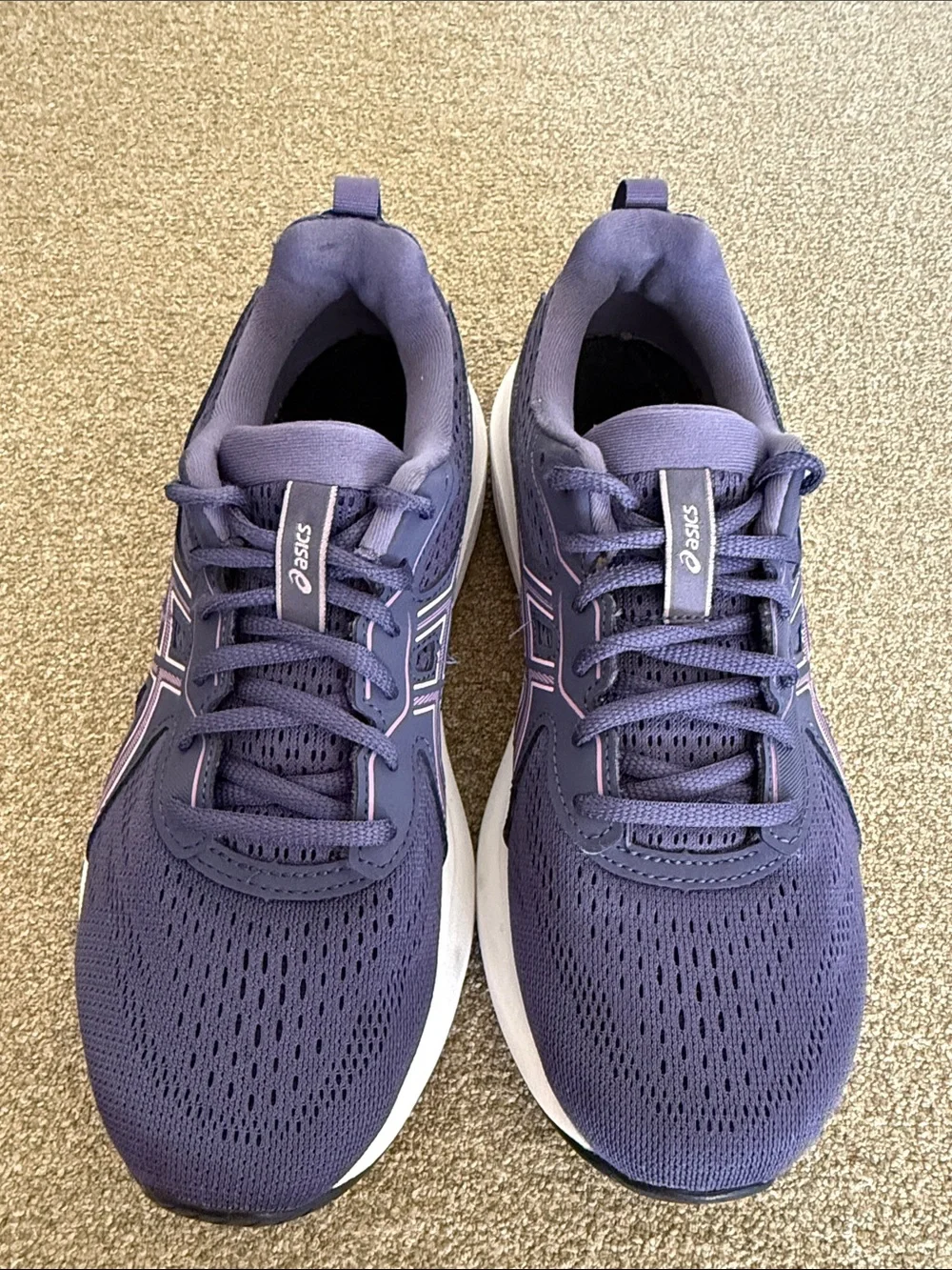 ASICS AMPLIFOAM +GEL CONTEND 9 WOMENS SZ 8 RUNNING WALKING SNEAKERS